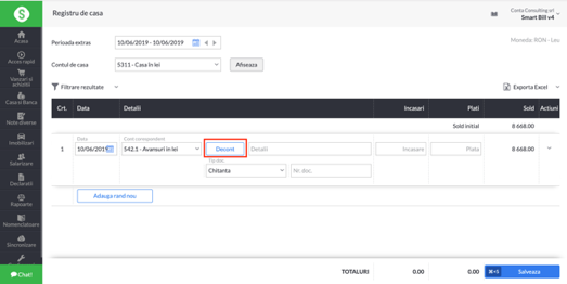 deconturile smartbill